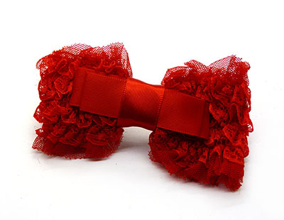 缎布发夹厂家直销 欧美素色蝴蝶结发夹 压夹 发卡