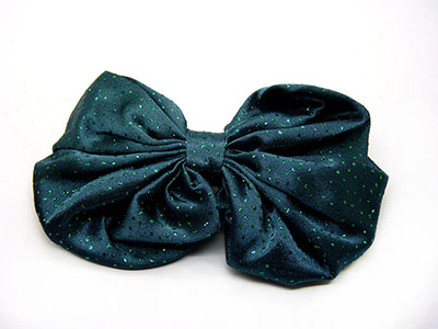 缎布发夹厂家直销 欧美素色蝴蝶结发夹 压夹 发卡