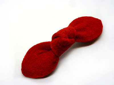 韩版淑女毡布加厚弹簧夹 发夹