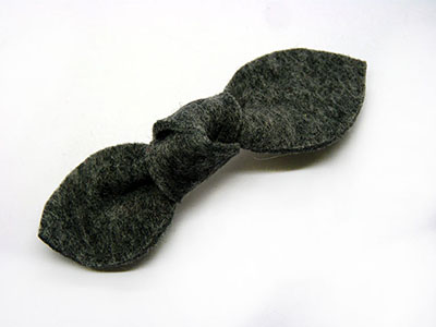 韩版淑女毡布加厚弹簧夹 发夹