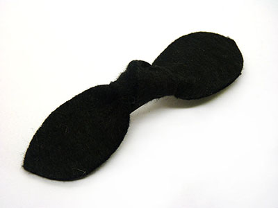 韩版淑女毡布加厚弹簧夹 发夹