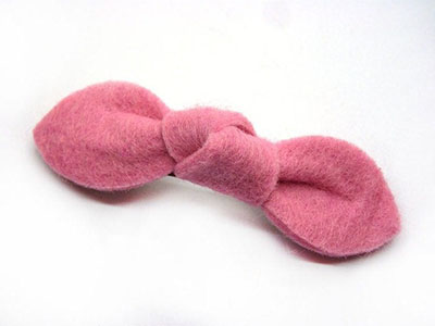 韩版淑女毡布加厚弹簧夹 发夹