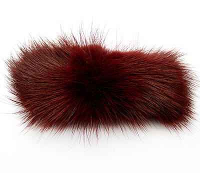 欧美新款水貂毛镶卡通狐狸弹簧夹 多元店爆款