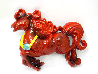 全网最低价仿真立体马 冰箱贴 创意磁性家具贴 装饰贴