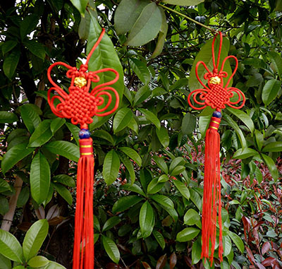 厂家直销30*8cm传统特色礼品纯手工中国结挂件