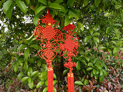 厂家直销100*25cm传统特色礼品纯手工中国结挂件