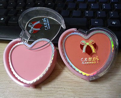 厂家批发烈鸟腮红 一见倾心丝柔胭脂带粉刷