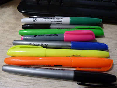 全网最低价混装油性单头擦不掉记号笔黑色马克笔勾线笔签字