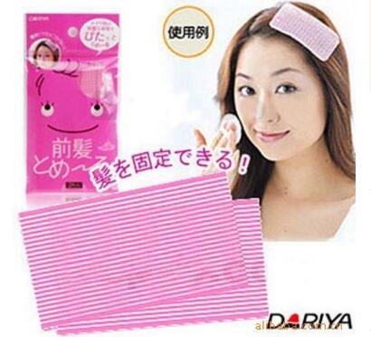 2片装欧美流行浏海固定无痕魔法发贴 美发贴 刘海贴