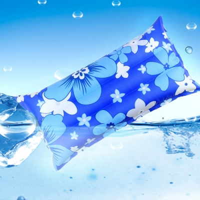 （热销）时尚印花多功能夏日降温充水枕/充气枕