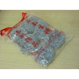 精品大号不生锈厨房清洁球钢丝球刷 不锈钢锅刷除污--1*6清洁球大