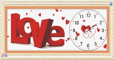 LOVE时尚钟（精品)