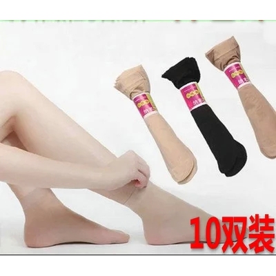 天鹅绒女袜夏季超薄丝袜短袜批发	